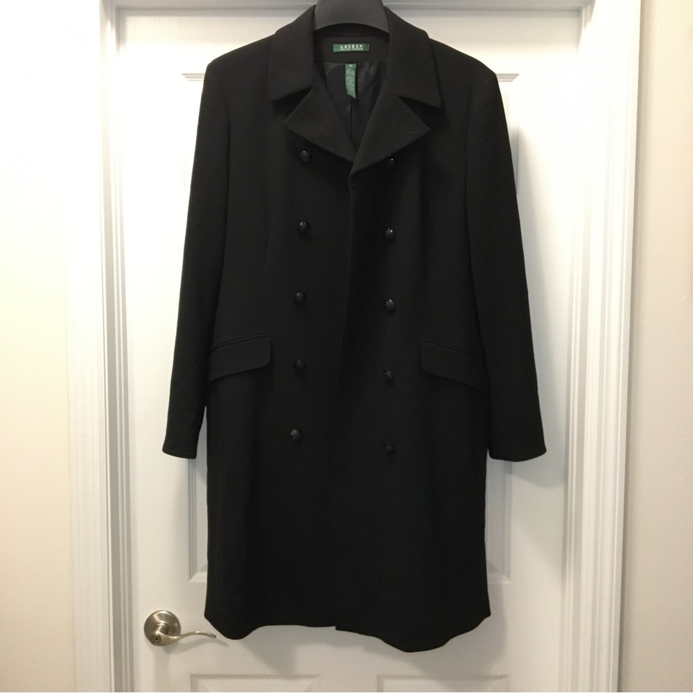LAUREN Ralph Lauren Sz XL Double Breasted Coat - Picture 2 of 12
